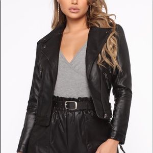 Fashion Nova leather jacket